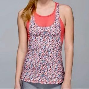 Lululemon • Prism Petal Mesh With Me Tank • Size 4